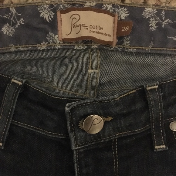 Paige Denim Petite Wide Leg Jeans - Picture 2 of 5